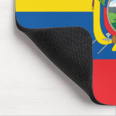 Ecuador (ecuadorianische Flagge) Mousepad (Ecke)