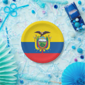 Ecuador (ecuadorianische Flagge) Pappteller (Party)