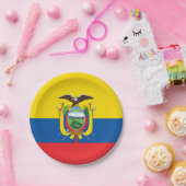 Ecuador (ecuadorianische Flagge) Pappteller (Party)