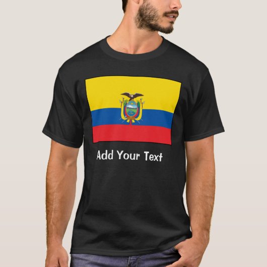 Ecuador - Ecuadorianische Flagge T-Shirt (Vorderseite)