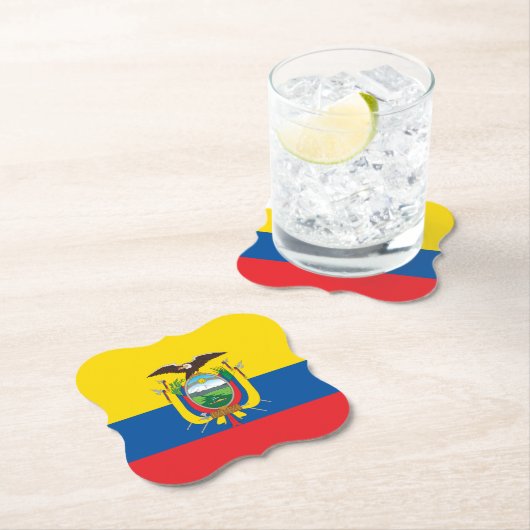 Ecuador (ecuadorianische Flagge) Untersetzer (Vor Ort)