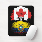 Ecuador Ecuadorianisches kanadisches Treuhandflagg Mousepad (Mit Mouse)