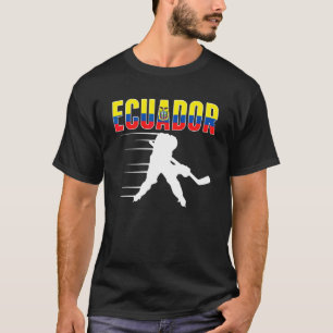 Ecuador Eishockeyfans   Ecuadorianische Hockeymann T-Shirt