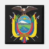 Ecuador-Emblem Magnet (Vorne)