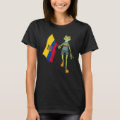 Ecuador Fan Frog T-Shirt (Vorderseite)
