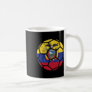 Ecuador Fans Ecuador Flagge Weltfußballtrikot Fuß Kaffeetasse