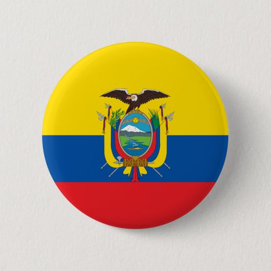 Ecuador-Flag Button (Vorderseite)