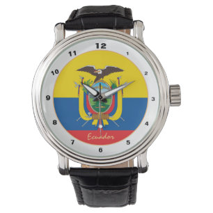 Ecuador Flag, Ecuador trendige Mode/Design-Uhr Armbanduhr