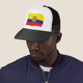 Ecuador Flag Hat Truckerkappe (Beispiel)