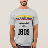 Ecuador Flag Independence Celebration T-Shirt (Vorderseite)