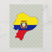 Ecuador Flag Karte (Vorderseite)