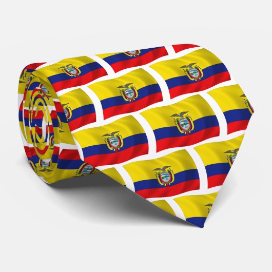 Ecuador Flag Krawatte (Gerollt)