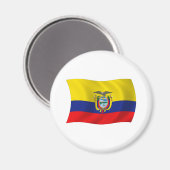 Ecuador Flag Magnet (Vorderseite/Rückseite)