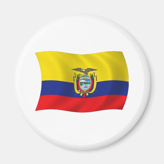 Ecuador Flag Magnet (Vorne)