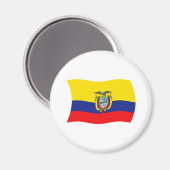 Ecuador Flag Magnet (Vorderseite/Rückseite)