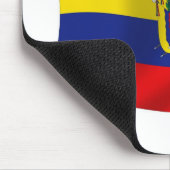 Ecuador Flag Mousepad (Ecke)