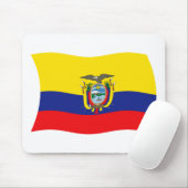 Ecuador Flag Mousepad (Mit Mouse)