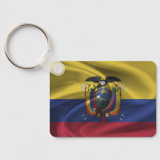 Ecuador Flag Schlüsselanhänger (Rückseite)