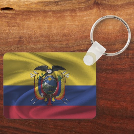 Ecuador Flag Schlüsselanhänger (Vorderseite)