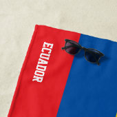 Ecuador Flag Splendid Patriotic Strandtuch (Beispiel)
