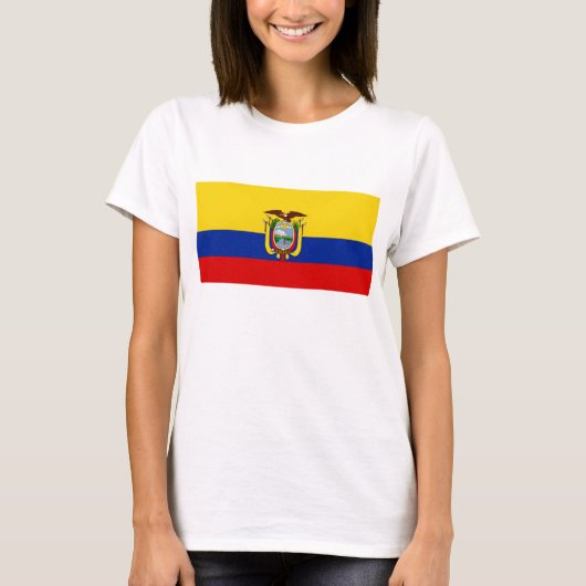 Ecuador Flag x Map T - Shirts (Vorderseite)