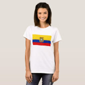 Ecuador Flag x Map T - Shirts (Vorne ganz)