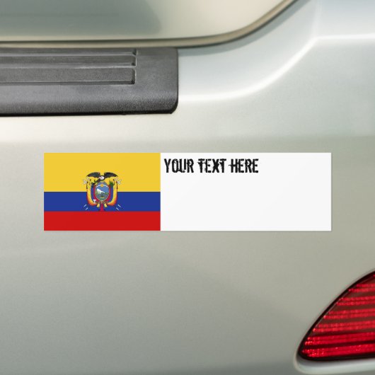 Ecuador-Flagge Autoaufkleber (Auf Auto)