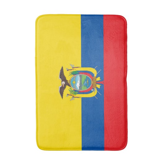 Ecuador-Flagge Badematte (Vorderseite Vertikal)
