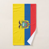 Ecuador-Flagge Badhandtuch Set (Handtuch)