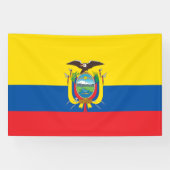 Ecuador-Flagge Banner (Horizontal)