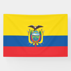 Ecuador-Flagge Banner