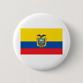 Ecuador-Flagge Button (Vorderseite)