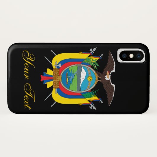 Ecuador-Flagge Case-Mate iPhone Hülle (Rückseite (Horizontal))