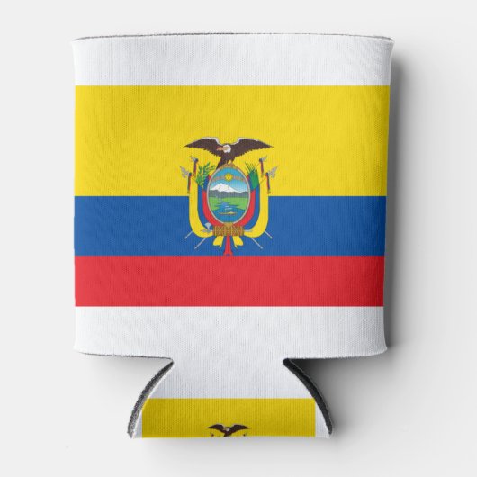 Ecuador-Flagge Dosenkühler (Vorderseite)