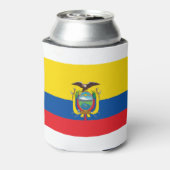 Ecuador-Flagge Dosenkühler (Kanne Rückseite)