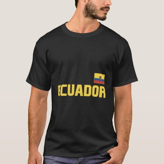 Ecuador Flagge Ecuadorianischer Pride Internationa T-Shirt (Vorderseite)