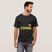 Ecuador Flagge Ecuadorianischer Pride Internationa T-Shirt (Vorne ganz)