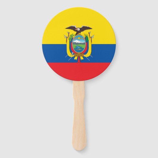 Ecuador-Flagge Fächer (Vorderseite)