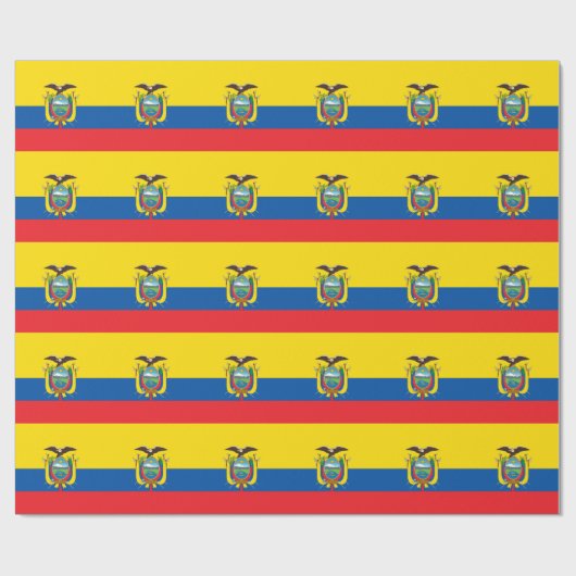 Ecuador-Flagge Geschenkpapier (Flach)