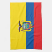 Ecuador-Flagge Geschirrtuch (Vertikal)