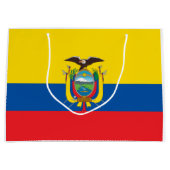 Ecuador-Flagge Große Geschenktüte (Vorderseite)