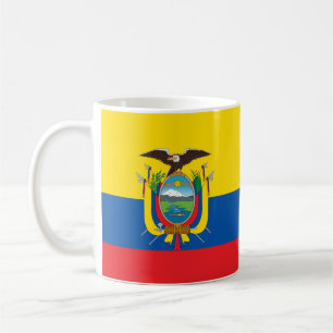 Ecuador-Flagge Kaffeetasse