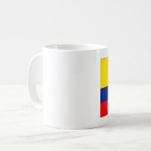 Ecuador-Flagge Kaffeetasse (Vorderseite Links)