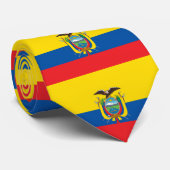 Ecuador-Flagge Krawatte (Gerollt)