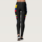 Ecuador-Flagge Leggings (Rückseite)