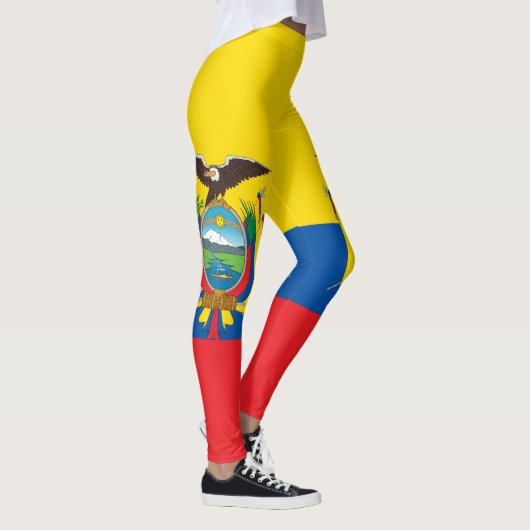 Ecuador-Flagge Leggings (Rechts)