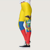 Ecuador-Flagge Leggings (Links)