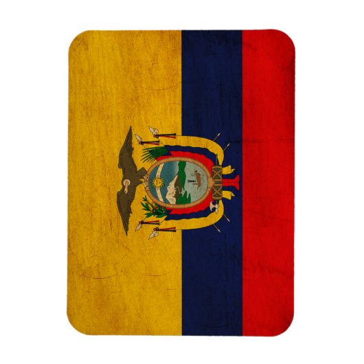 Ecuador-Flagge Magnet (Vertikal)