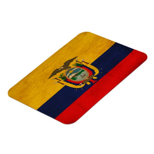 Ecuador-Flagge Magnet (Linke Seite)