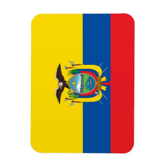 Ecuador-Flagge Magnet (Vertikal)